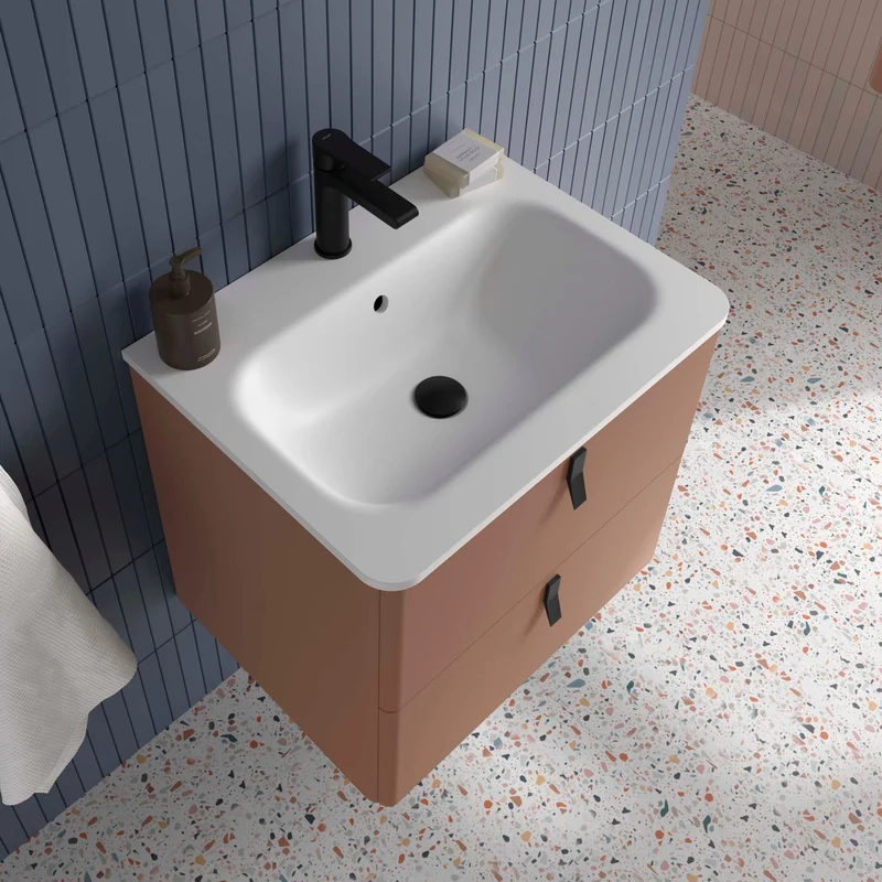 Mueble de baño UNIIQ 2 cajones + Lavabo