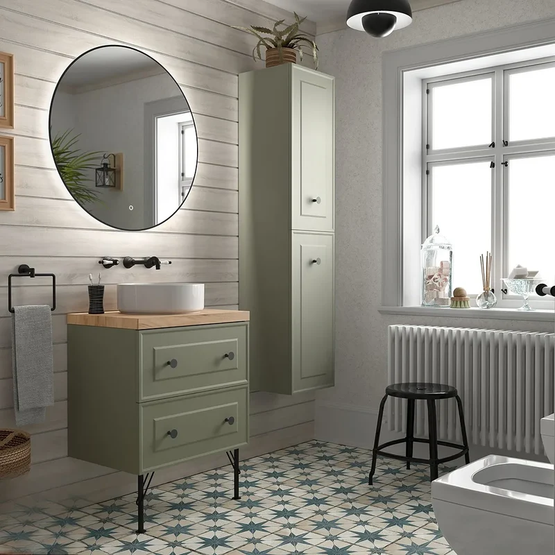 Mueble de Baño 2 Cajones Salgar Renoir 60 cm