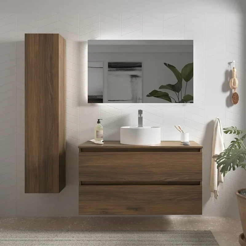 Mueble de Baño Lavabo sobre Encimera Salgar Bequia 80 cm