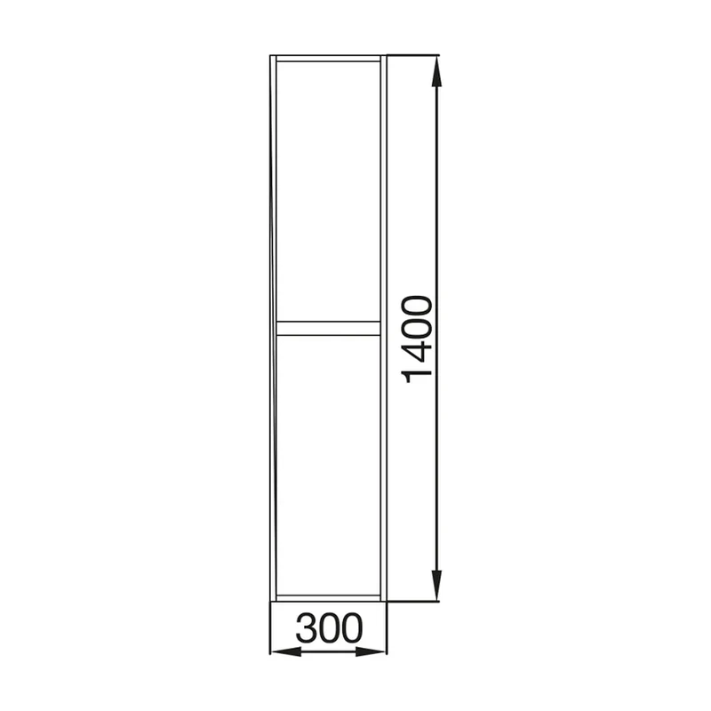 Mueble de Baño con Lavabo y 2 Cajones Salgar Noja