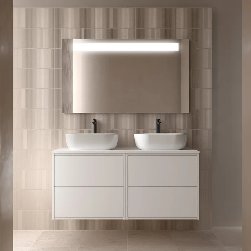 Mueble de Baño con Encimera Salgar Optimus Blanco