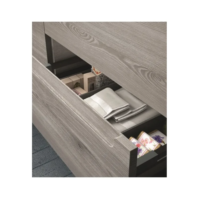 Mueble de Baño con Lavabo y 2 Cajones Salgar Monterrey 100 cm
