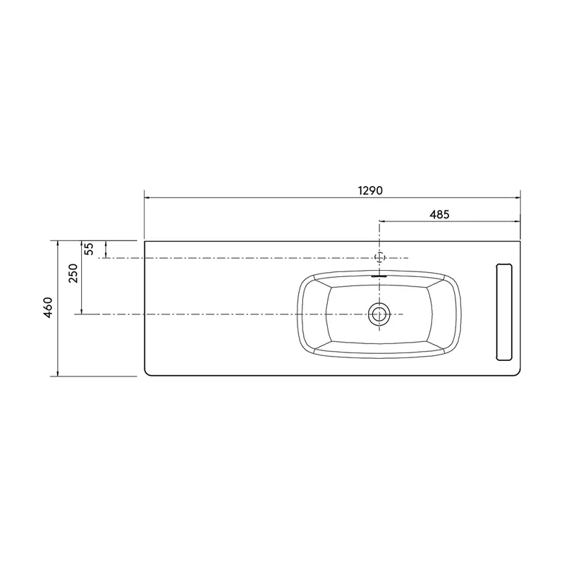 Mueble de Baño con Lavabo Salgar Uniiq 120 cm