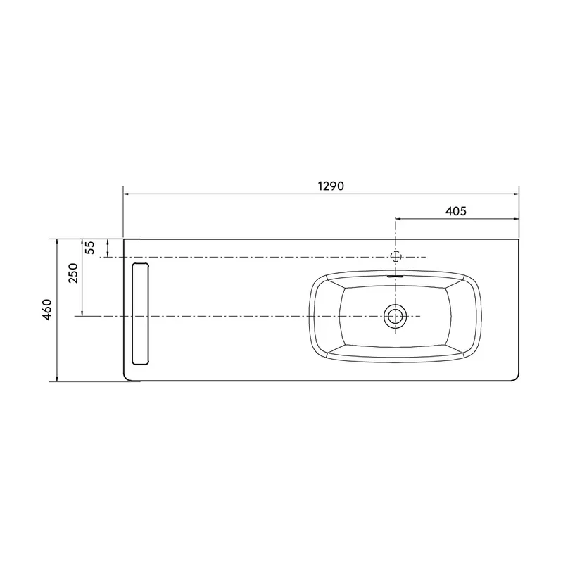 Mueble de Baño con Lavabo Salgar Uniiq 120 cm