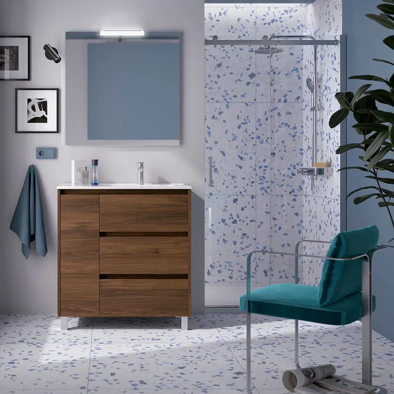 Mueble de Baño con Lavabo Salgar Noja