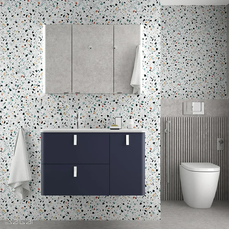 Mueble de Baño con Lavabo Salgar Uniiq 120 cm