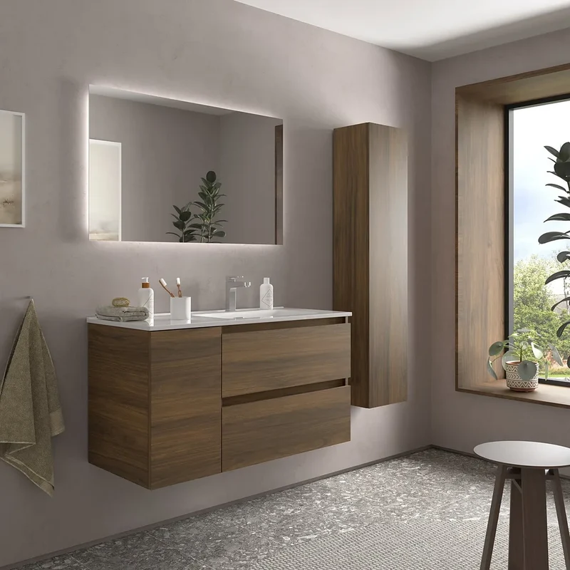 Mueble de Baño con Lavabo Salgar Bequia Plus 100 cm