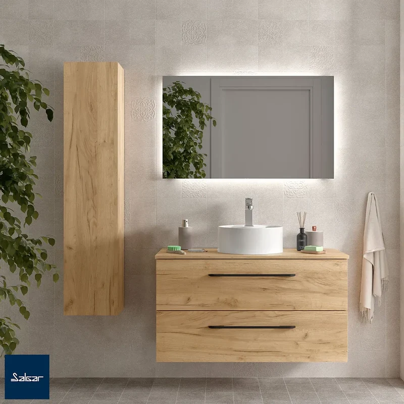 Mueble de Baño Suspendido con Lavabo Salgar