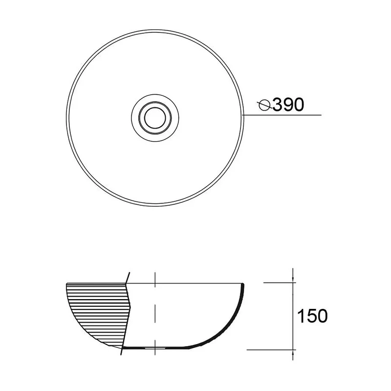 Mueble de Baño con Lavabo y 2 Cajones Salgar Spirit 81 cm