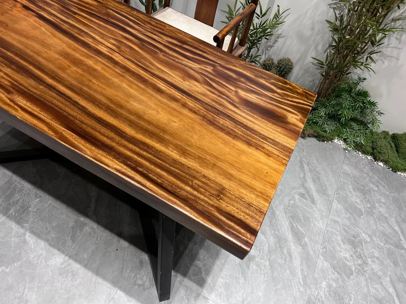 Sculptor Rustic Coffee Wood Slab Table