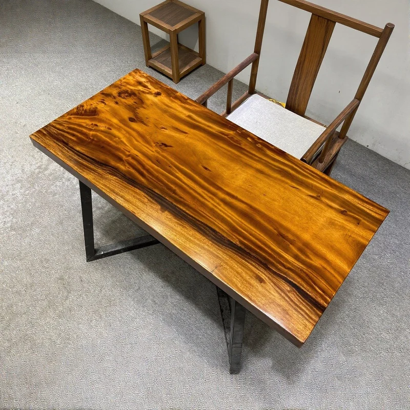 Live Edge South American Walnut Wood Slab