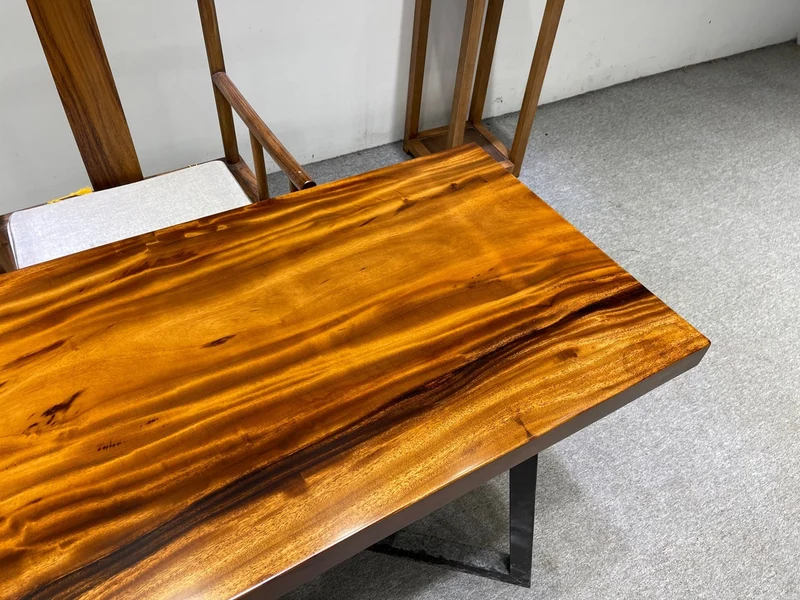 Live Edge South American Walnut Wood Slab