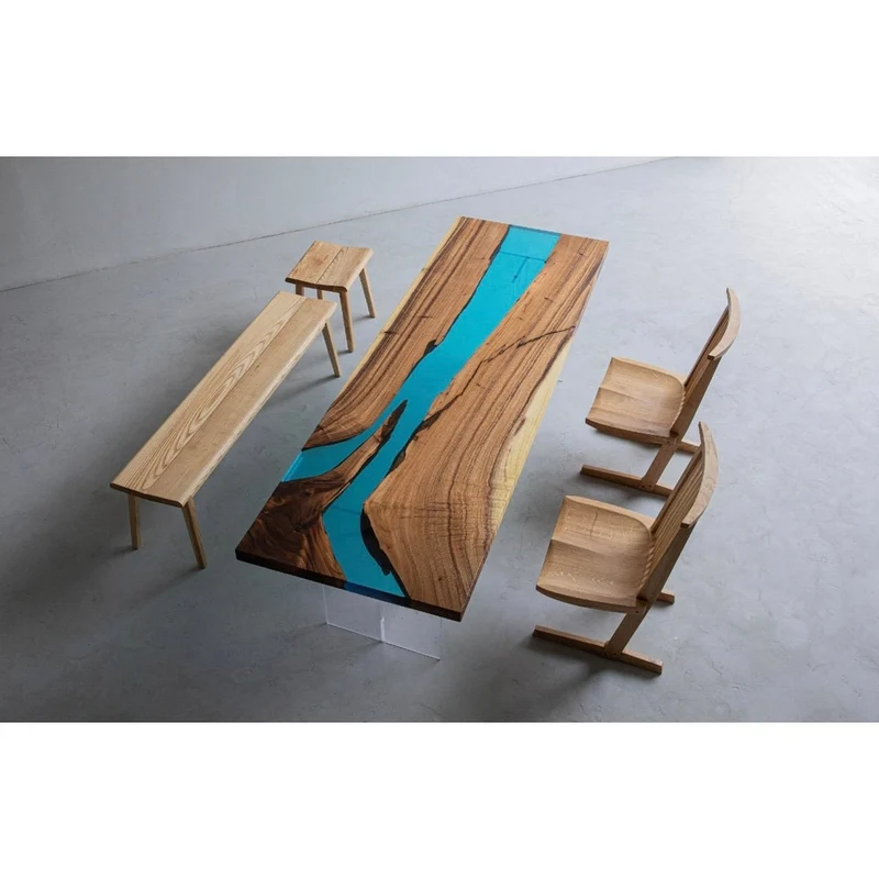 Sleek River Epoxy Resin Table