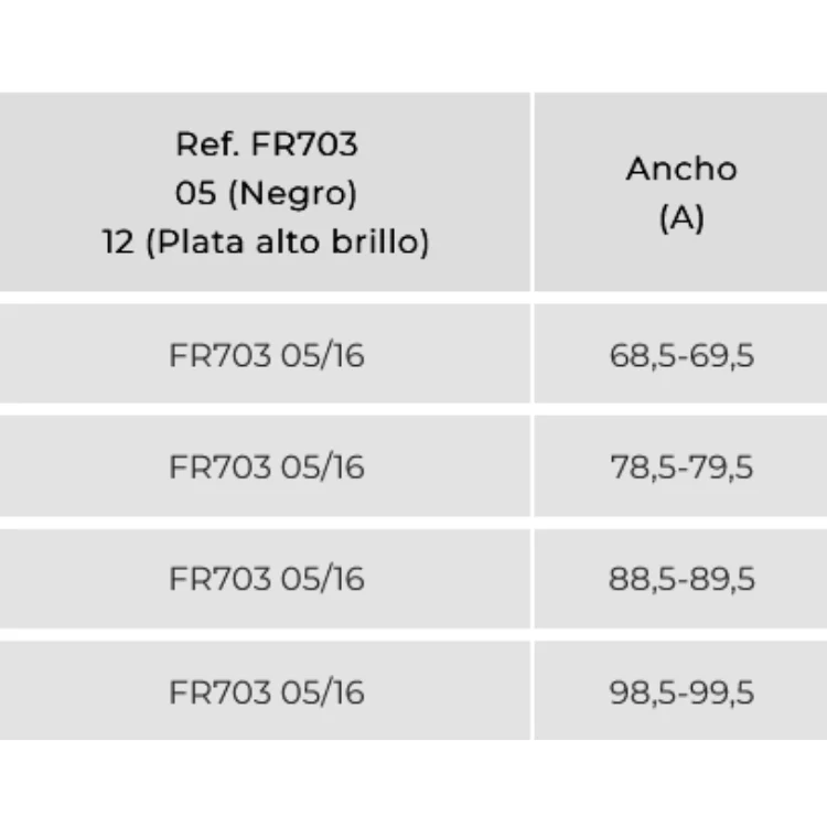Mampara Fija FRESH FR703 de Kassandra, Panel Fijo de Ducha