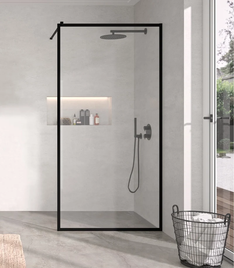 Mampara de Ducha Fija FRESH FR103 de Kassandra | 3 Diseños Industriales