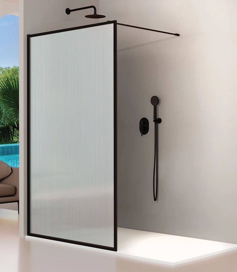 Mampara de Ducha Fija FRESH FR103 de Kassandra | 3 Diseños Industriales