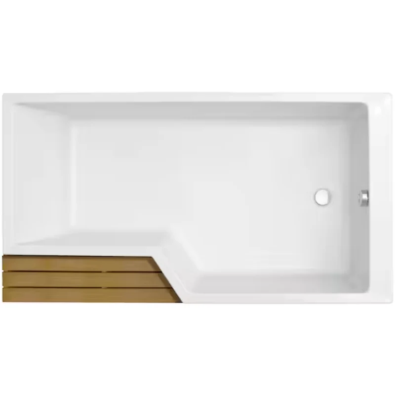 Bañera NEO Acrílica Blanca DERECHA 180/170/160/150 cm Jacob Delafon