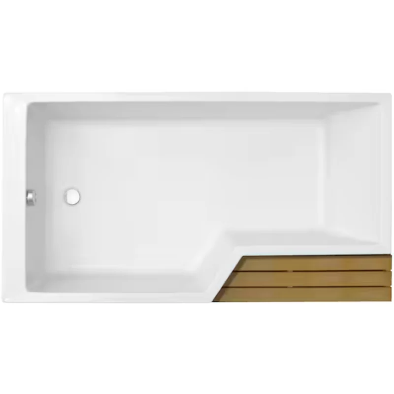 Bañera NEO Acrílica Blanca IZQUIERDA 180/170/160/150 cm Jacob Delafon
