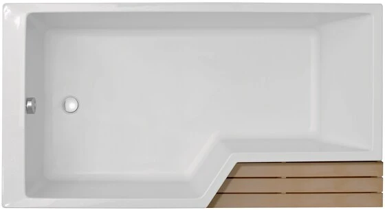 Bañera NEO Acrílica Blanca IZQUIERDA 180/170/160/150 cm Jacob Delafon