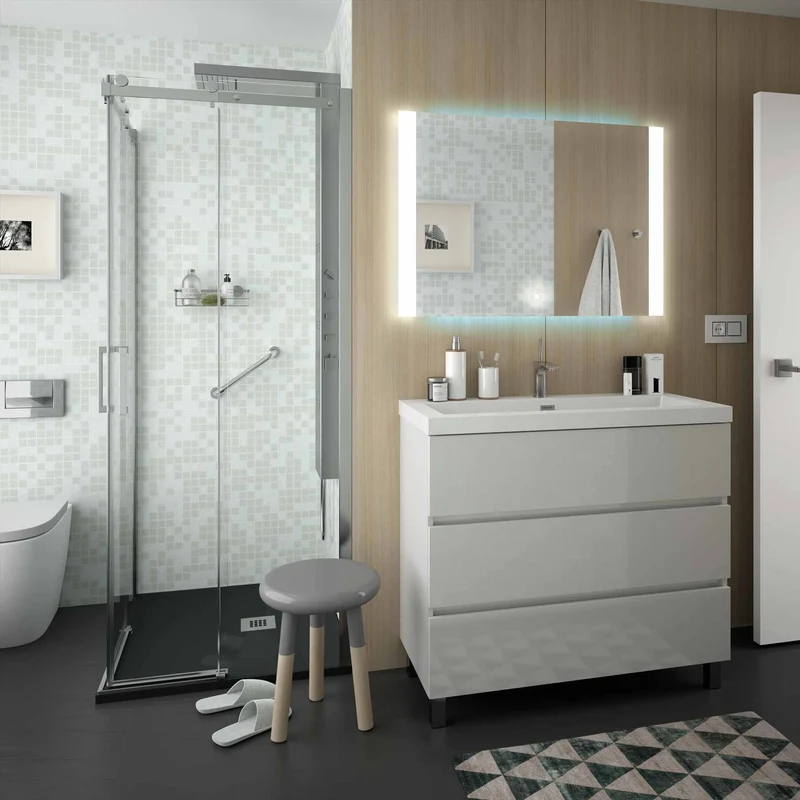 Lavabo TOSCANA Una Poza CARGA MINERAL BLANCA