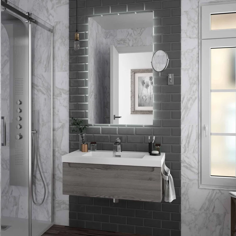 Lavabo TOSCANA Una Poza CARGA MINERAL BLANCA