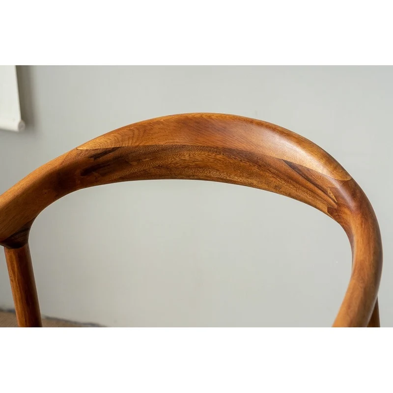 GREW Modern South American Walnut Wood Family Armchair