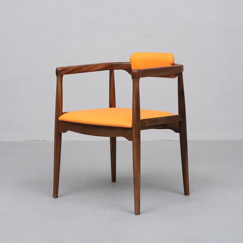 Danish Modern Leather Armchair