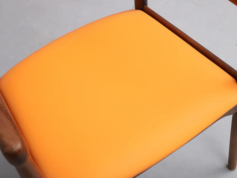 Danish Modern Leather Armchair