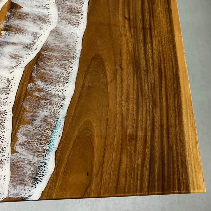 Essence Deep Color Ocean Seaside Epoxy Resin Table
