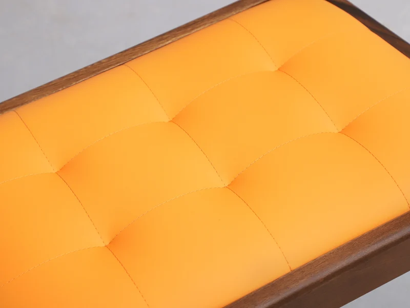 Leather South American Walnut Wood Chair