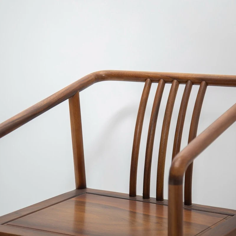 Handmade Chinese Ming Dynasty Walnut Chair
