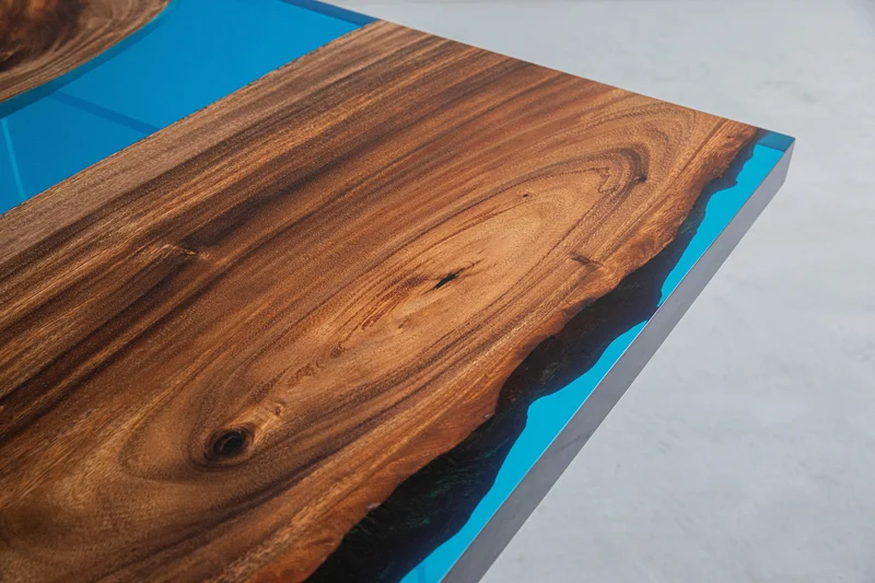 Trestle Resin Dining Table