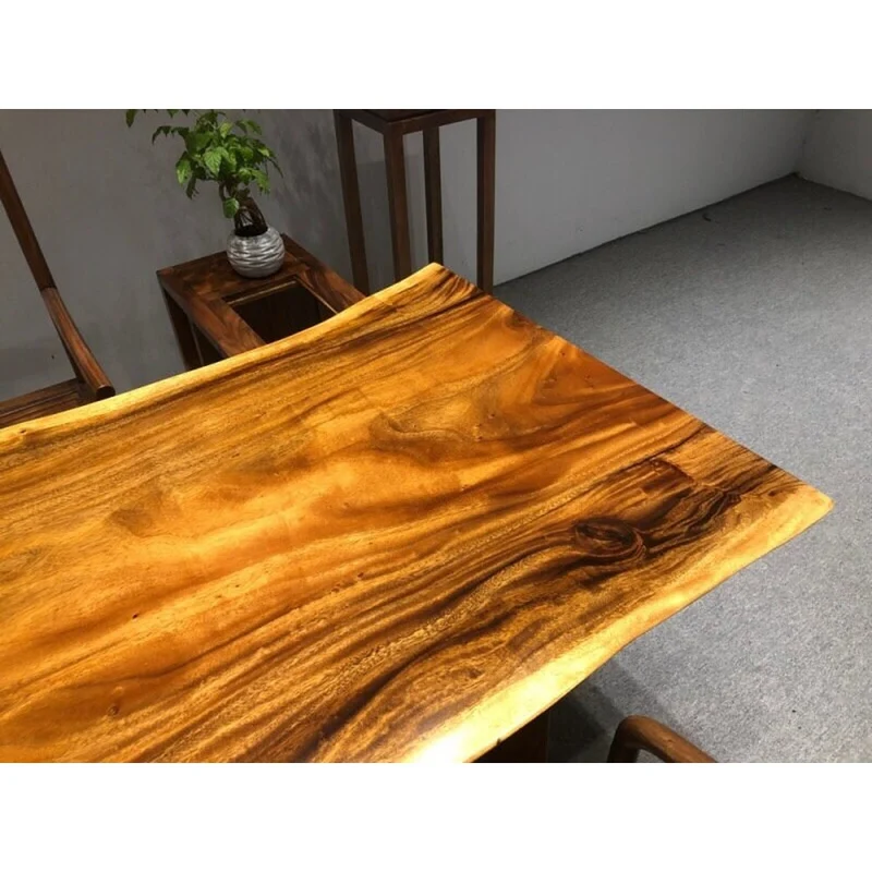 South America Monkey Pod Live Edge Dining Table