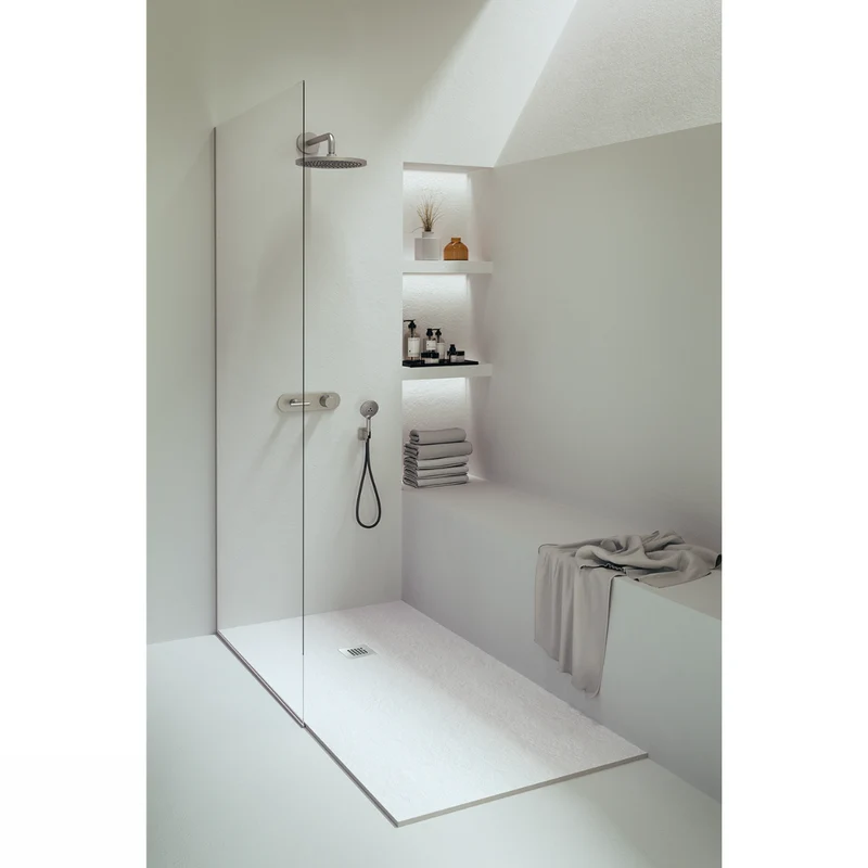 Plato de ducha Nature de Ohmyshower. Resina con Cargas Minerales + Gel Coat