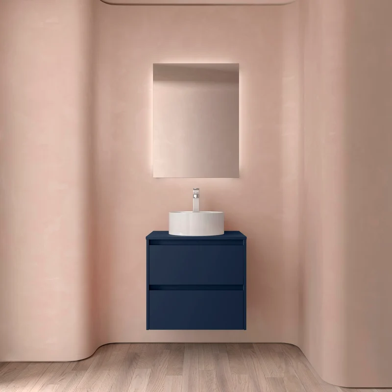 Mueble Baño NOJA 2 Cajones + Encimera | de 60 a 140cm en 10 Acabados Premium