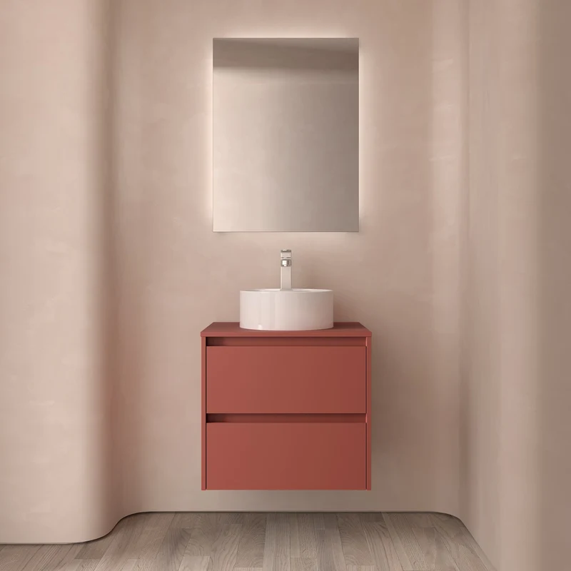 Mueble Baño NOJA 2 Cajones + Encimera | de 60 a 140cm en 10 Acabados Premium