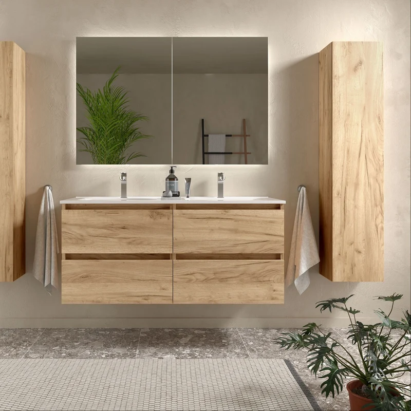 Mueble de Baño BEQUIA + Lavabo CONSTANZA de Salgar