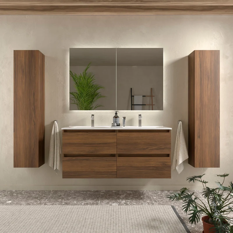 Mueble de Baño BEQUIA + Lavabo CONSTANZA de Salgar