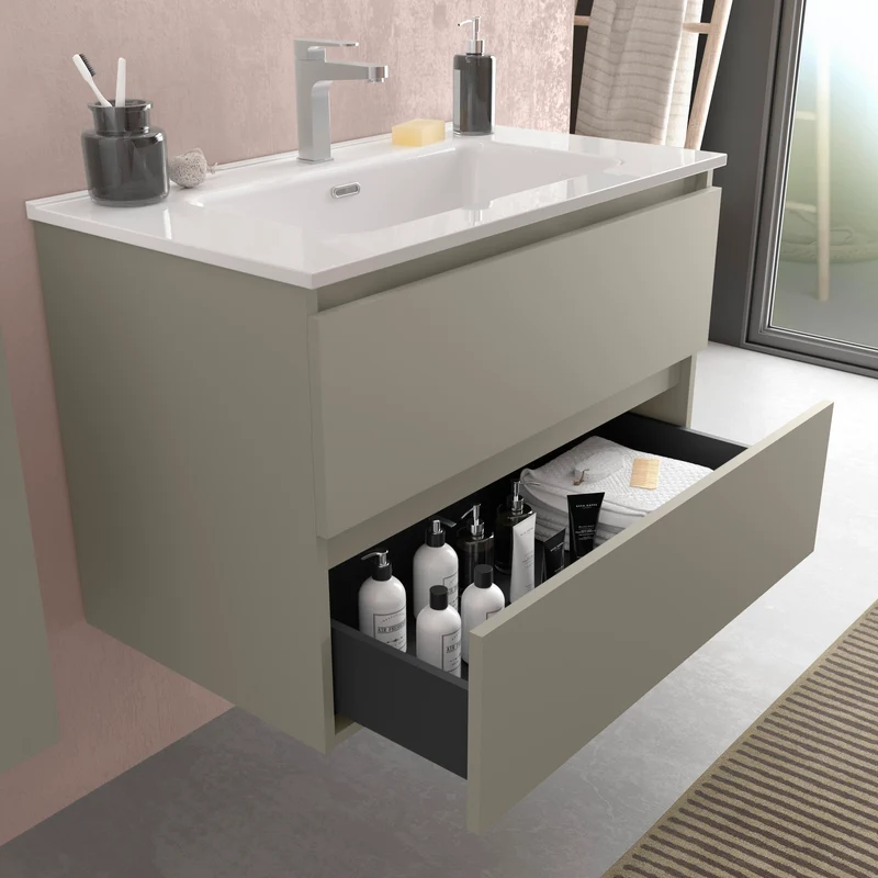 Mueble de Baño BEQUIA + Lavabo CONSTANZA de Salgar