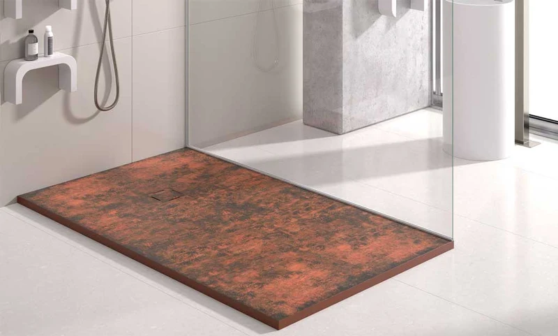 Plato de Ducha Resina STONE 3D de Carga Mineral y Gel Coat