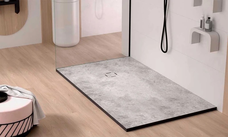 Plato de Ducha Resina STONE 3D de Carga Mineral y Gel Coat