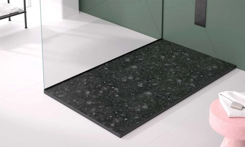 Plato de Ducha Resina STONE 3D de Carga Mineral y Gel Coat