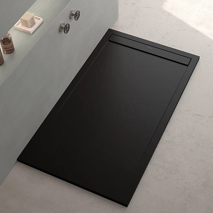 Plato de Ducha Resina CLEVER de Carga Mineral y Gel Coat
