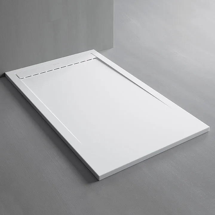 Plato de Ducha Resina CLEVER de Carga Mineral y Gel Coat