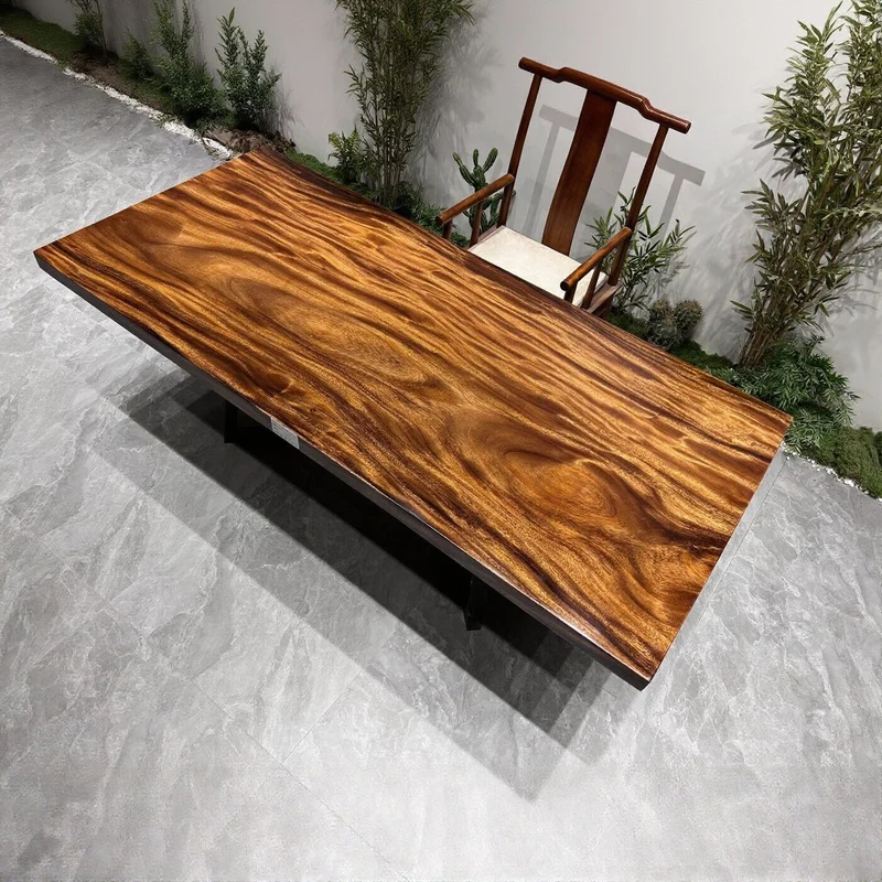 Monkey Pod Tabletop Slab Timber Dining Table