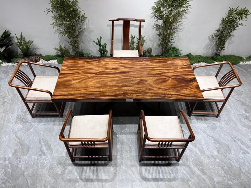 Monkey Pod Tabletop Slab Timber Dining Table