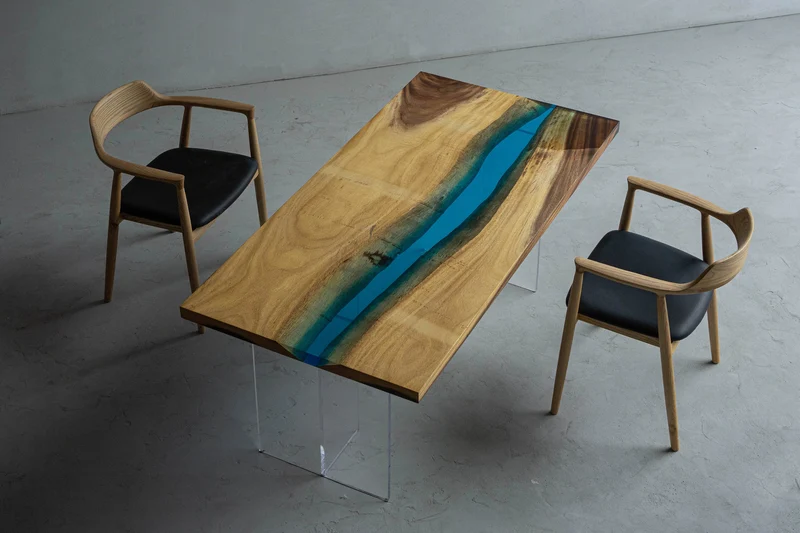 Infinity River Ocean Resin Table