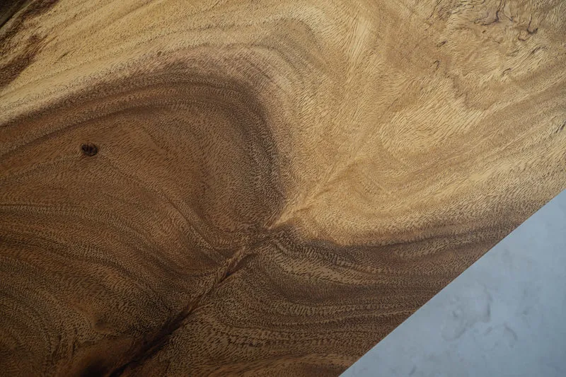 Ember Live Edge Handmade Unique Resin River Walnut Wood Table