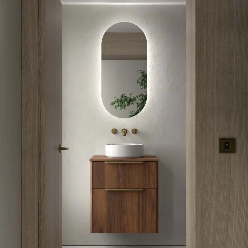 Mueble Baño LUVA con Encimera | Diseño Angular Único | Personalización Total | 60 - 120 cm