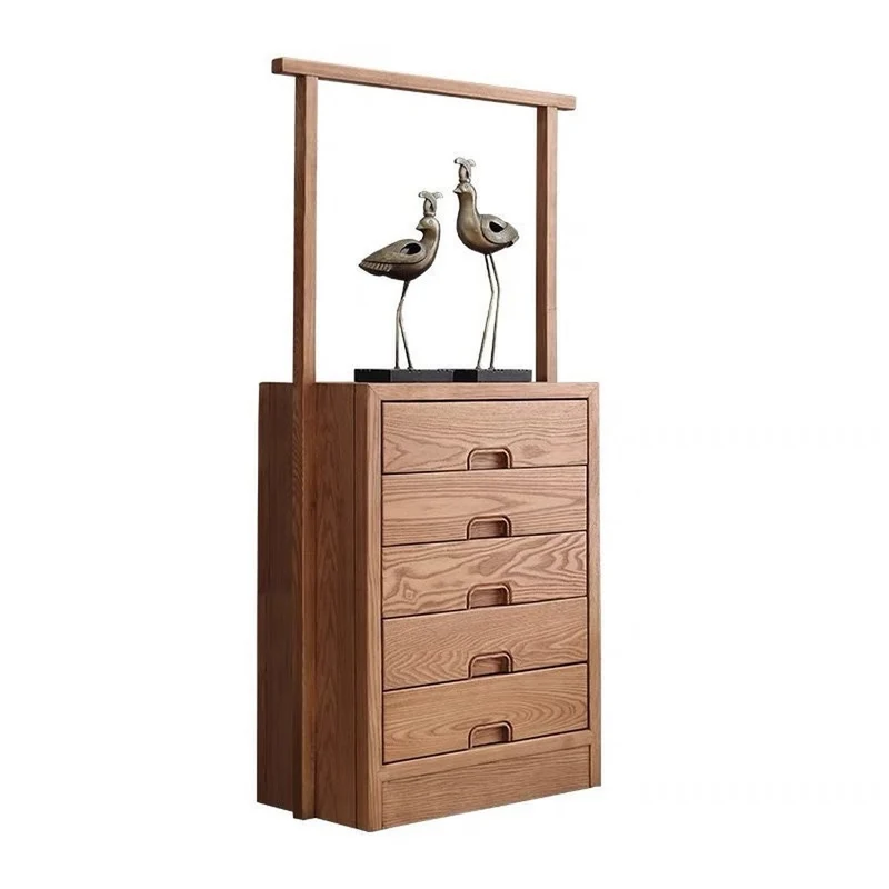 New Design Chinese White Ash Stained Dresser Cabinet
